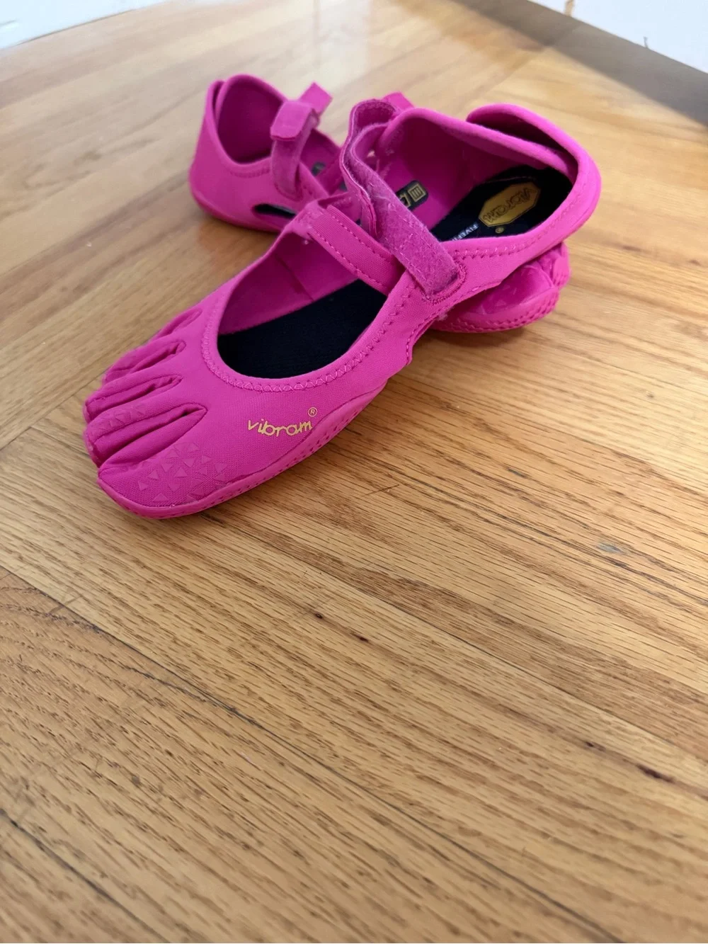 Vibram Magenta Five-Toe Mary Jane Shoe